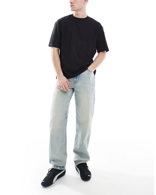 Cotton On Blue Cotton On baggy Jeans for men