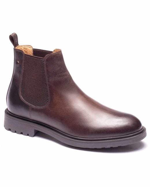 Base London Brown Roebuck Chelsea Boot for men
