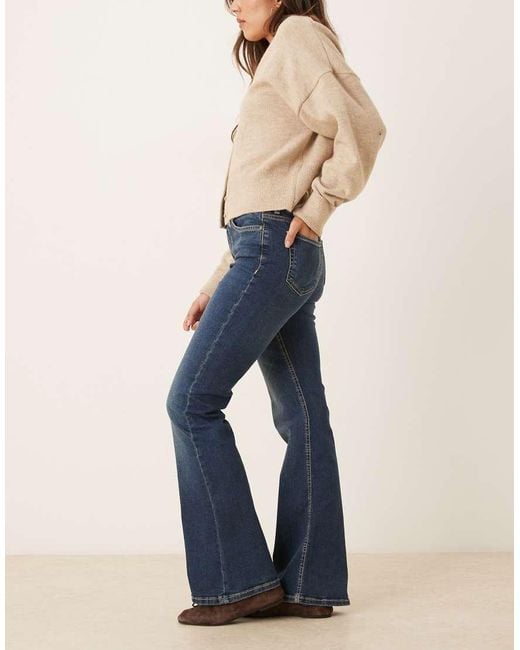 Jdy Blue Kathy Flared Jeans