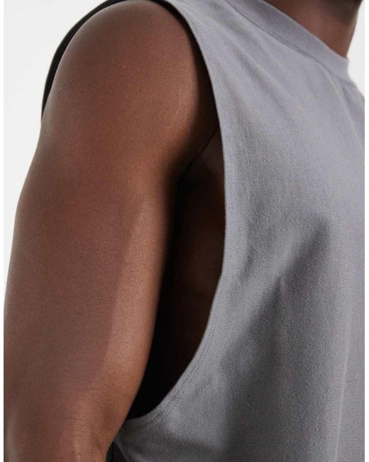 River Island Gray Vest for men