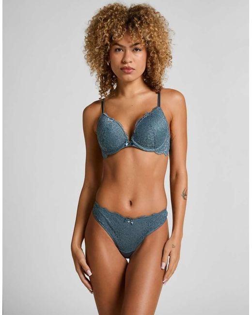 Hunkemöller Blue Marine Padded Push-Up Underwired Bra