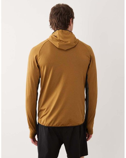 Dare 2b Natural Breathable Full Zip Hooded Assimilate Vi Stretch Midlayer for men