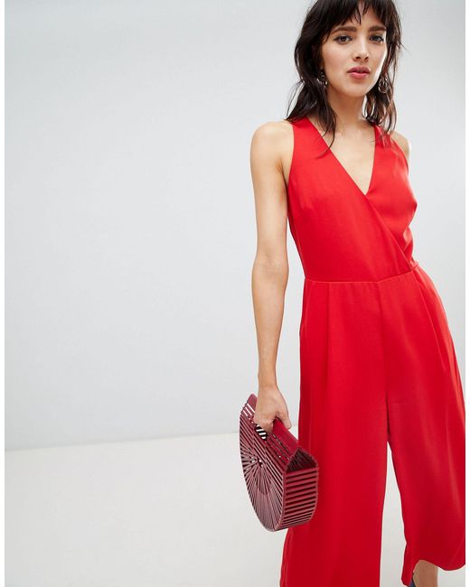 Warehouse red jumpsuit Clearance