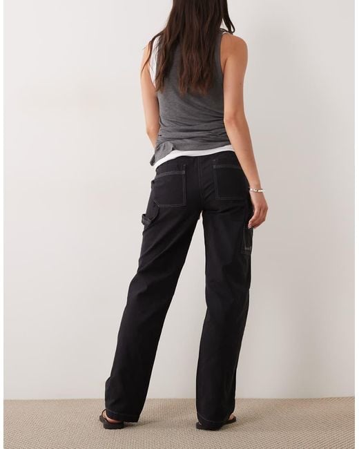 Timberland Blue Canvas Straight Pants