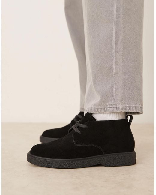 Calvin Klein Calvin klein – schnür-boots aus wildleder in Natural für Herren