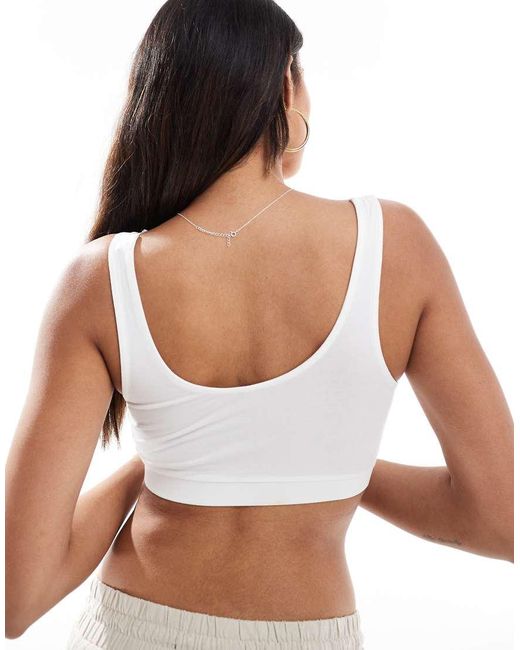 Mama.licious White Mamalicious Maternity 2-pack Nursing Sleep Bra With Lace Trim