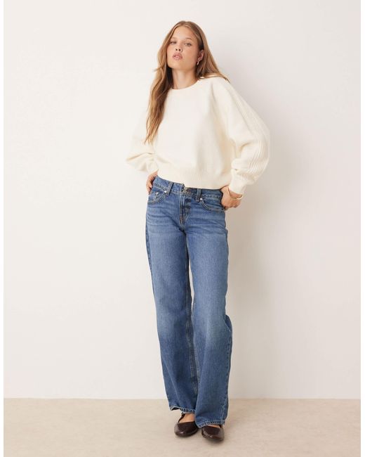 Pull ras ASOS en coloris Blue