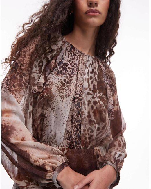Mango Brown – minikleid