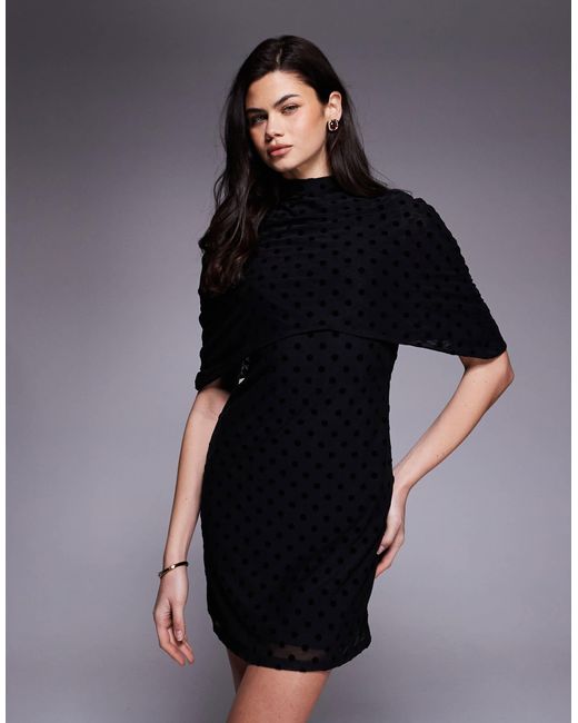 asos polka dot mini dress ASOS Curve - Crew Neck Mini Dress - Women - Cotton - 16 US