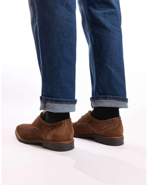 Base London Blue Eton Lace Up Shoe for men