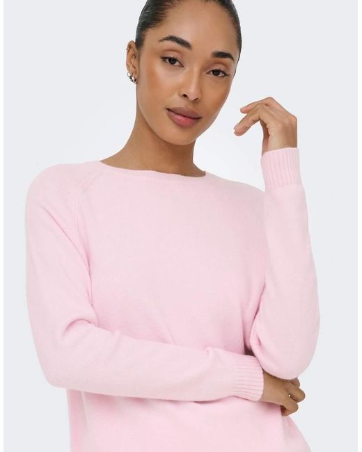 ONLY Pink Knitted Pullover