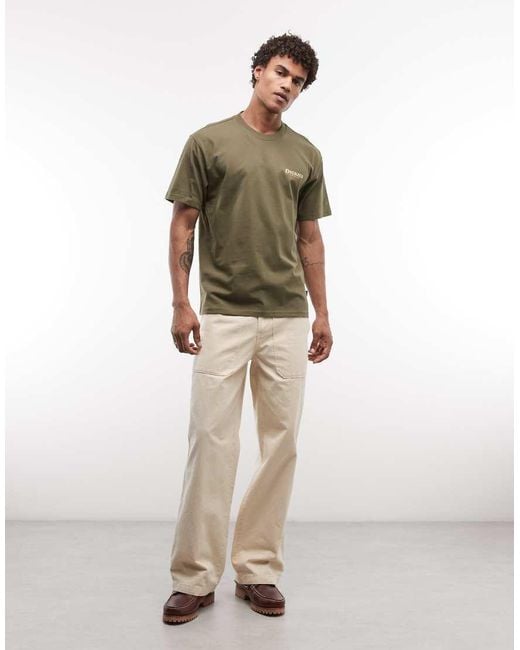 Dickies Green Massieville Backprint T-shirt for men