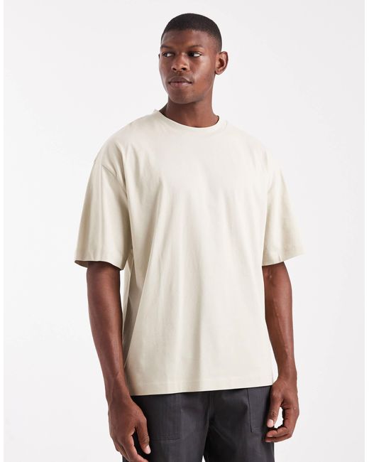 ASOS – basic-t-shirt in White für Herren