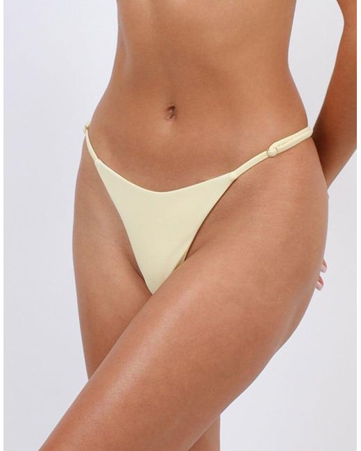 SIMMI Brown Thin Strap Bikini Bottoms