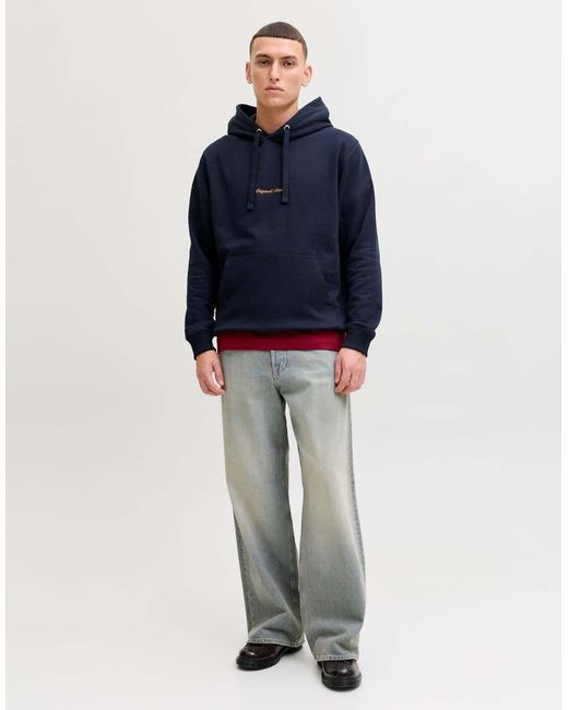 Jack & Jones Blue Hoodie for men