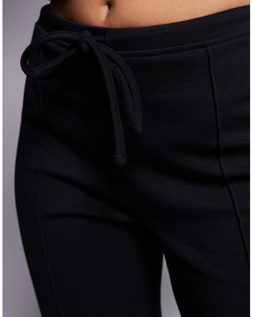 ASOS Skinny Flare Broek Met Interlock-Naden in het Blue
