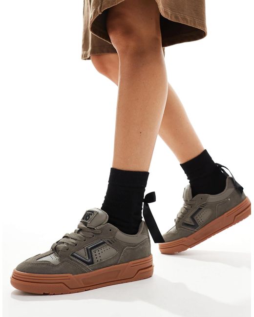 Vans White Upland Chunky Suede Trainers