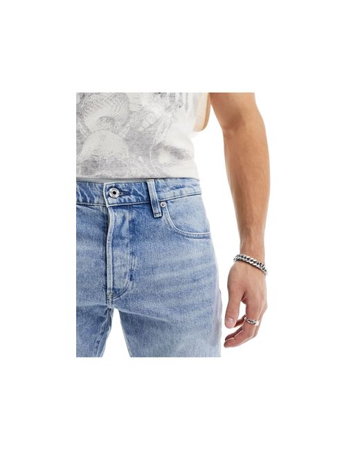 G-Star RAW White 3301 Slim Jeans for men
