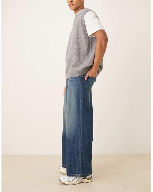 ASOS Blue Loose Jeans for men