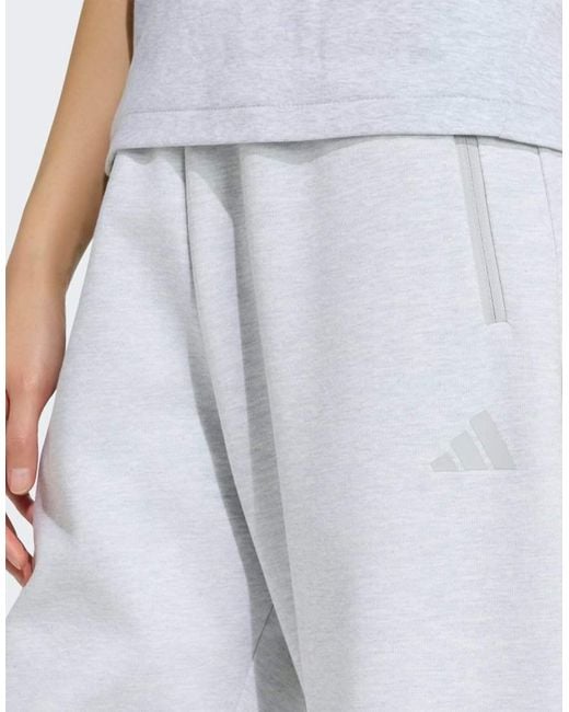Adidas Originals White Adidas Z.n.e. Open Hem Pant