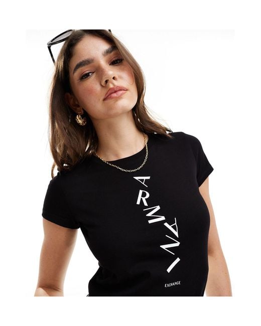 Armani Exchange Black Slim T-shirt