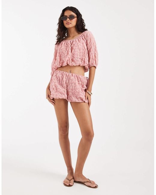 ASOS Pink Bubble Top