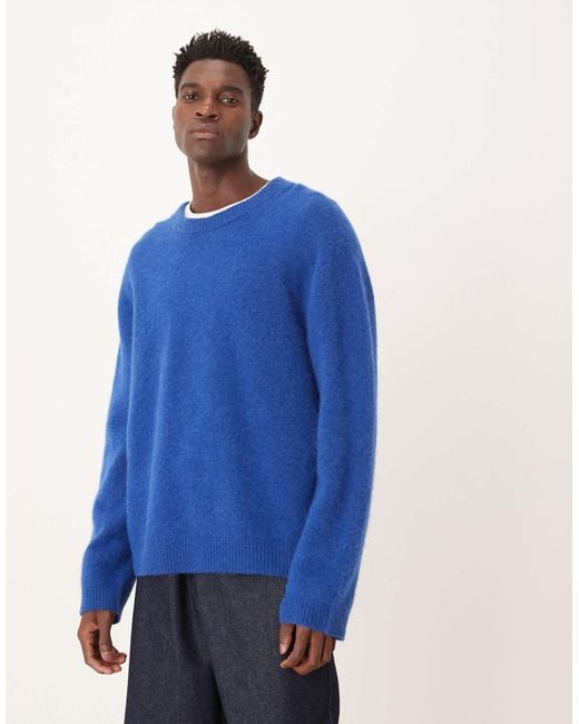 ARKET Blue Alpaca Wool Blend Jumper for men