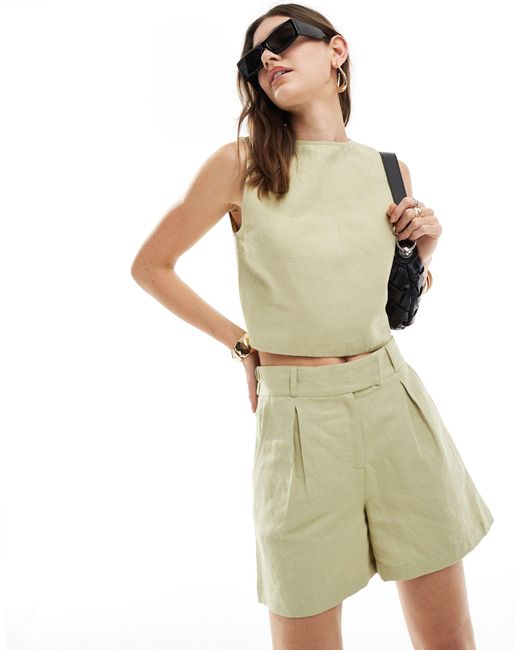 Pretty Lavish Green Shorts Co-ord