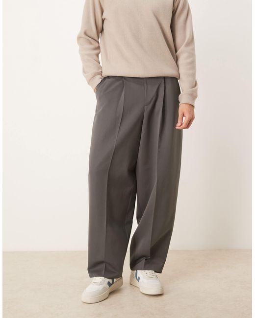 ASOS – elegante hose in Natural für Herren