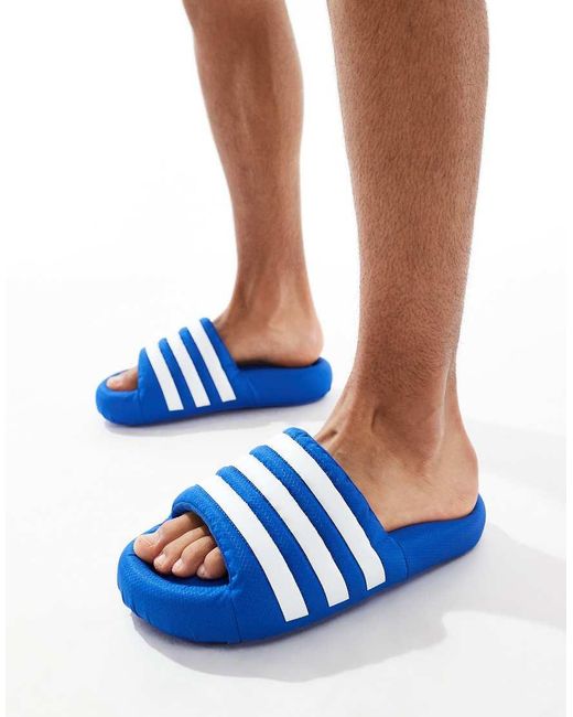 Adidas Originals Blue Adilette 24 Sliders for men