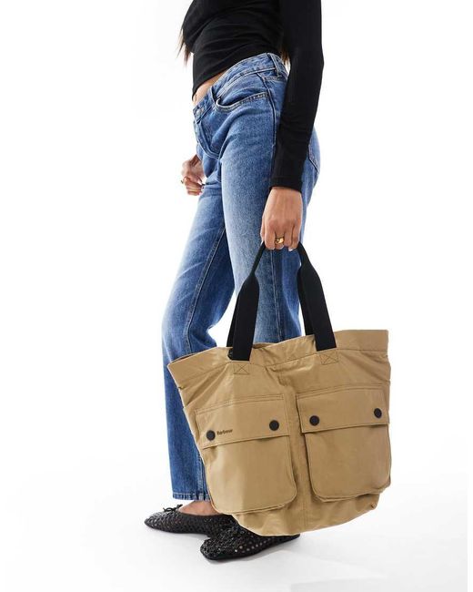 Barbour Blue Transport Tote Bag