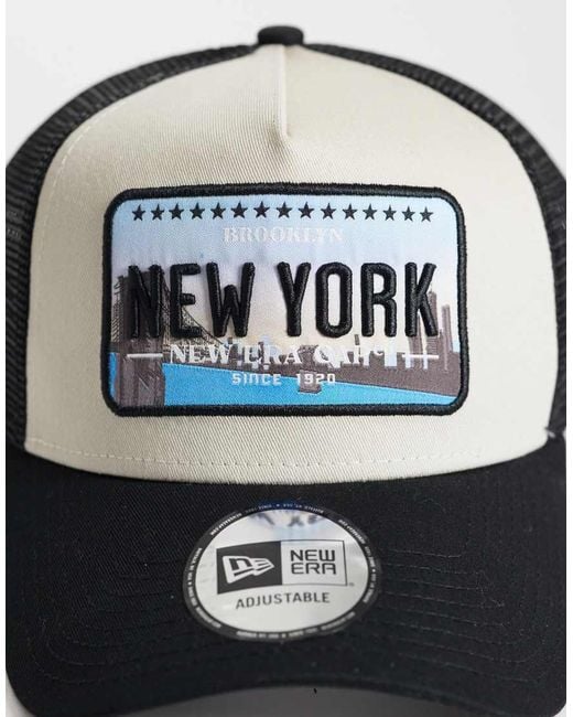 KTZ Blue New York Location Patch Trucker Cap