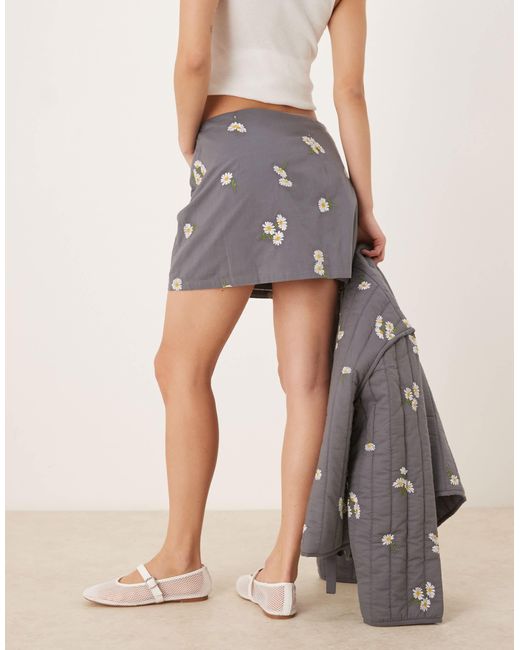 ASOS Gray – minirock