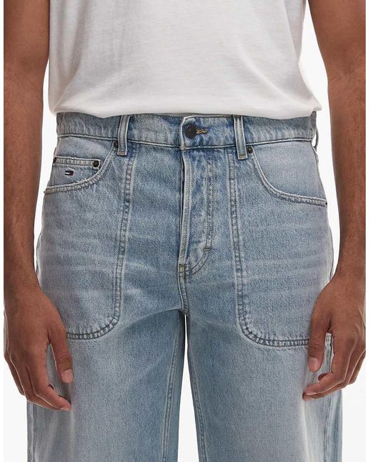Tommy Hilfiger Blue Jamie Loose Straight Leg Jeans for men