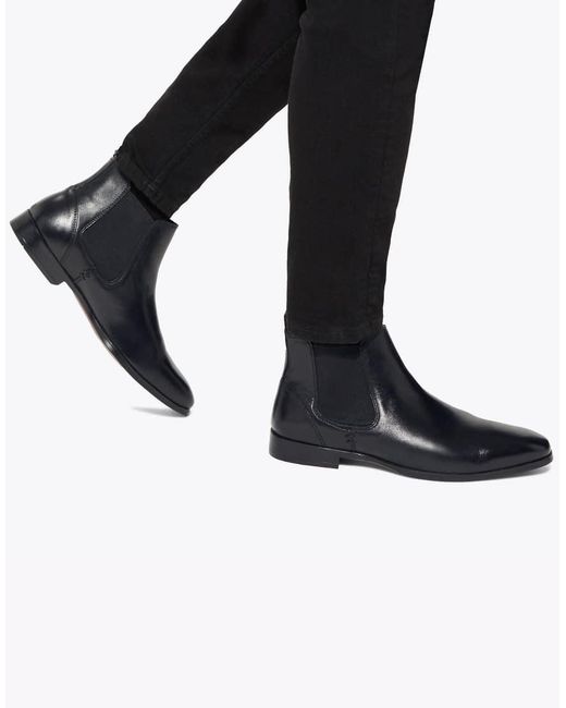KG by Kurt Geiger Black Pax Chelsea Boots for men