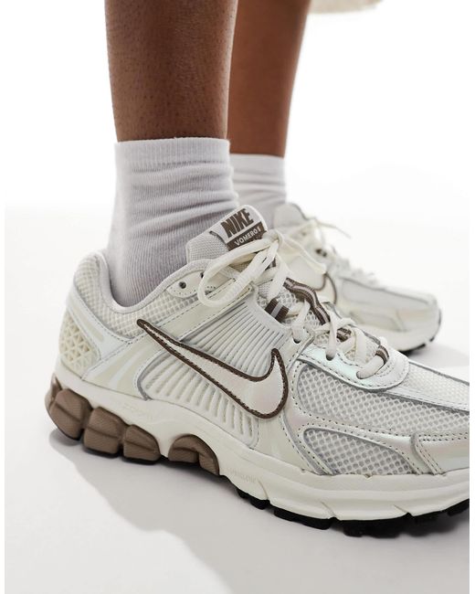 Nike White Zoom Vomero 5 Sneakers