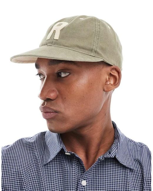 Polo Ralph Lauren Blue Large R Authentic Twill Baseball Cap for men