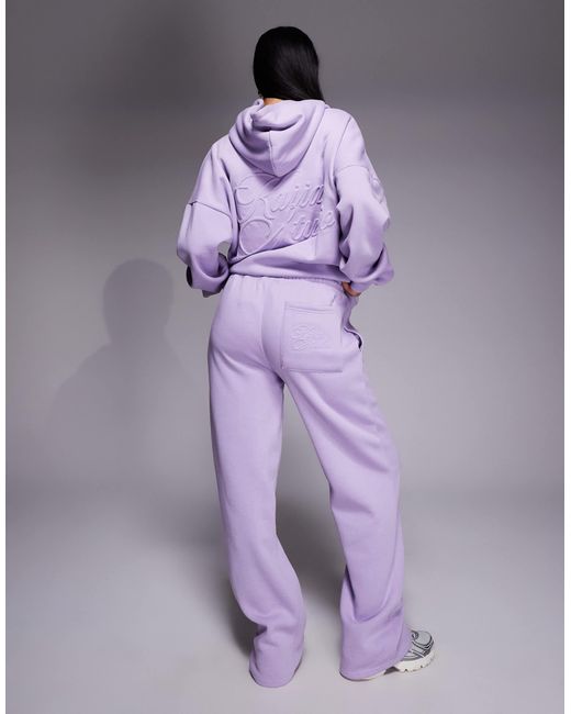Studio - pantalon Kaiia en coloris Purple