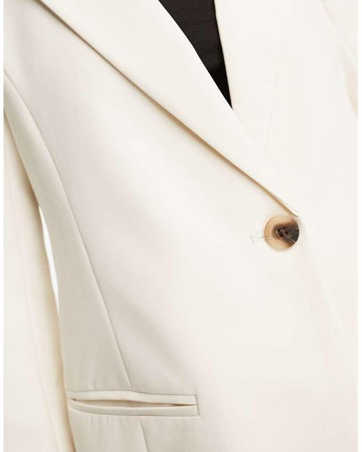 Vila White Tailored Straight Fit Blazer Co-Ord