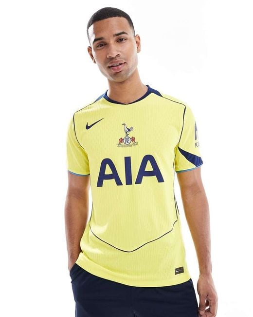 Nike Football Yellow Tottenham Hotspur 2025/26 Dri-fit Third Shirt for men