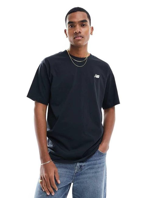 New Balance Blue New Balanace Small Logo T-shirt for men