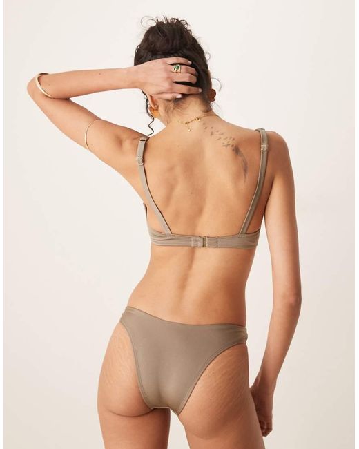 Free Society Natural Underwire Bikini Top