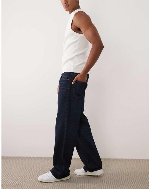 Calvin Klein Blue Baggy Jeans for men