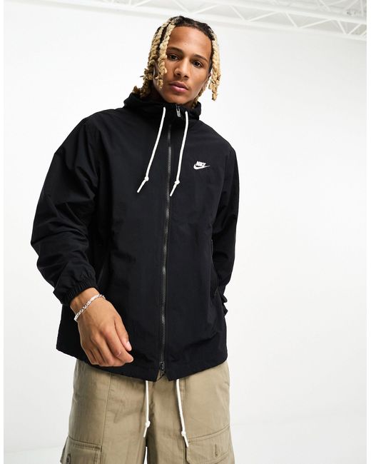Nike Black Windrunner Winter Woven Jacket for men