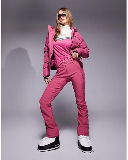 Protest Red Prtrelole Slim Fit Stretch Softshell Snowpants