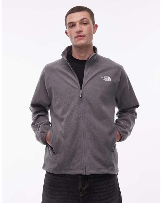 The North Face Gray Oxara Full Zip Fleece for men