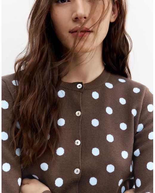 Giacca A Pois di Pull&Bear in Blue