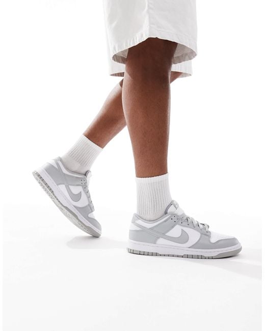 Nike White Dunk Low Retro Unisex Trainers for men