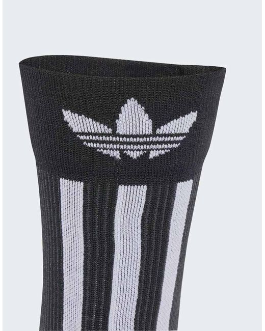 Adidas Black Techy Crew Socks 2 Pairs