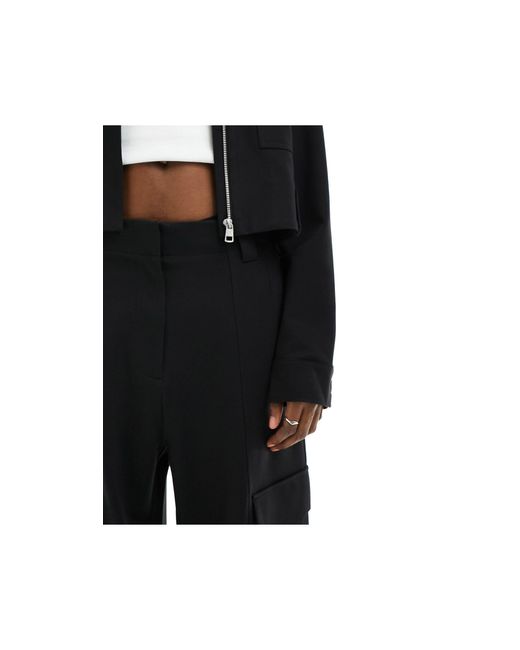 Pantalones negros utilitarios Calvin Klein de color Black